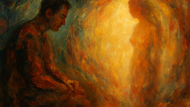 El hombre que aguarda lo femenino