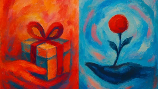 La diferencia entre regalar y dar un detalle