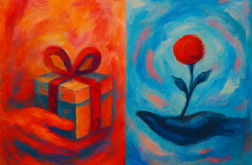 La diferencia entre regalar y dar un detalle