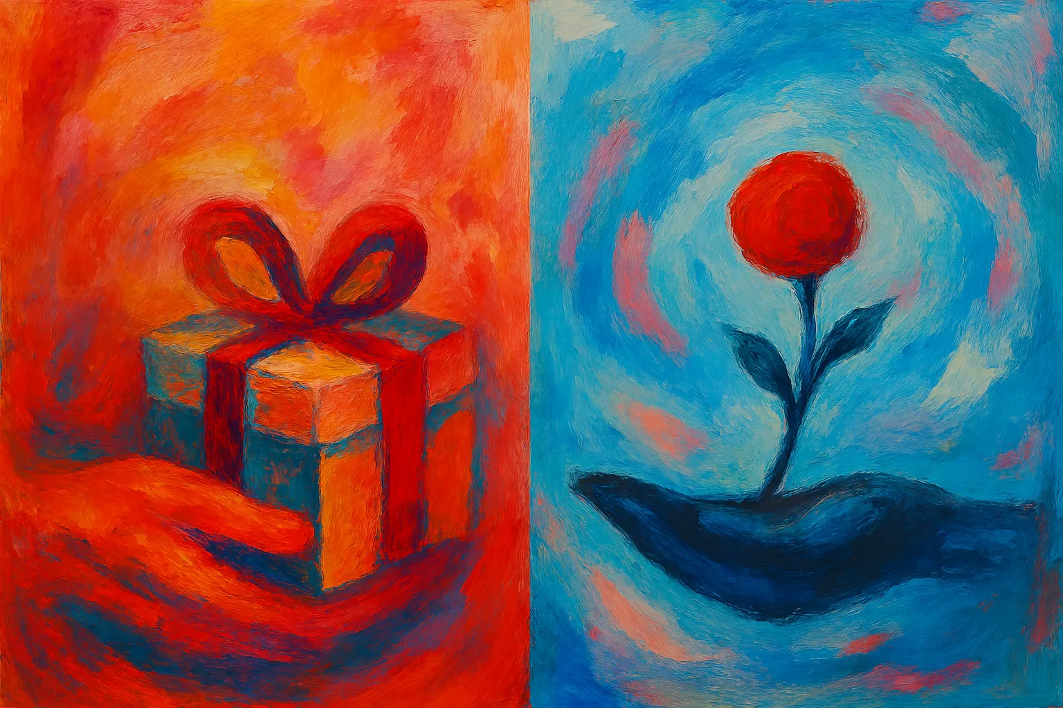 La diferencia entre regalar y dar un detalle